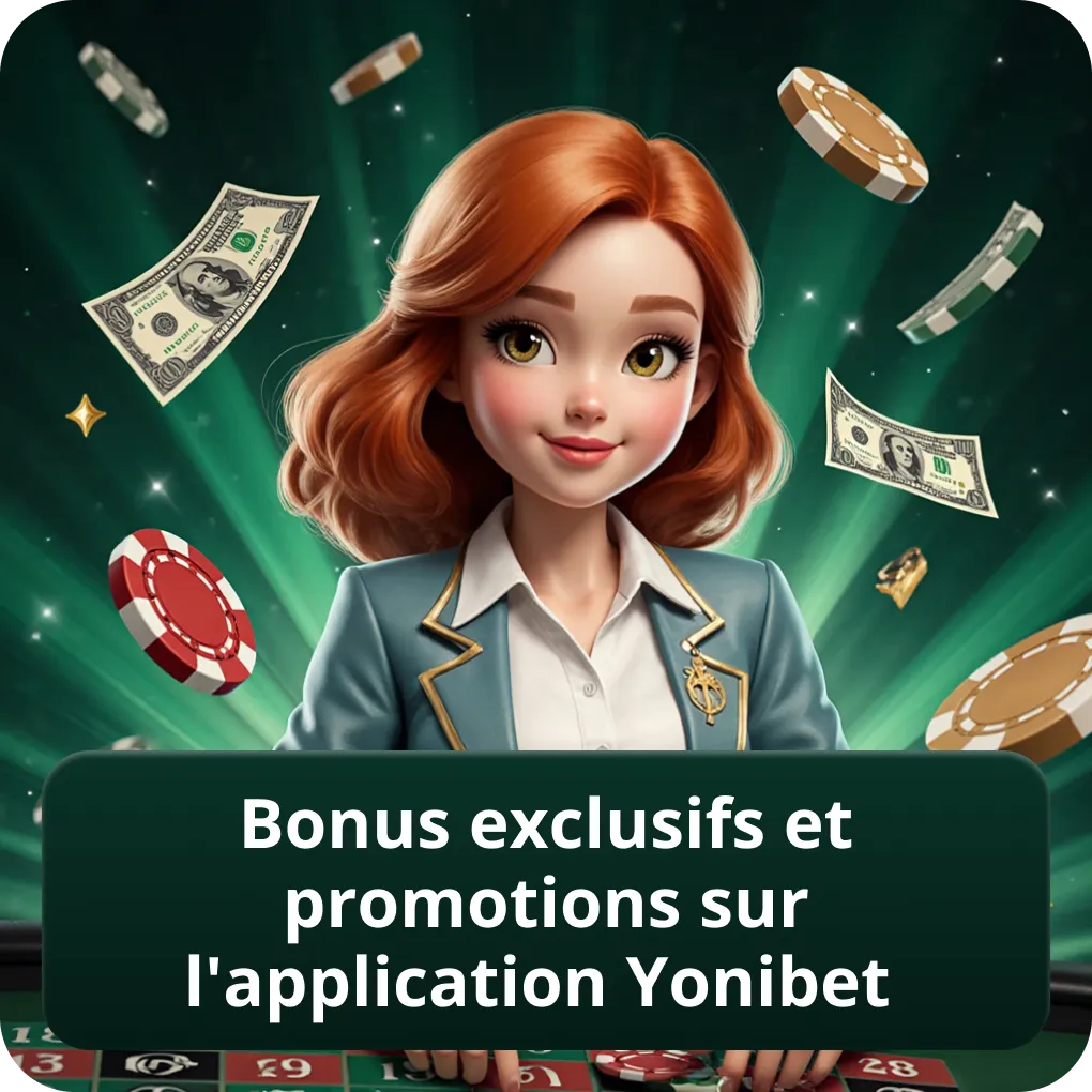 Bonus Exclusifs et Promotions sur l'Application Yonibet