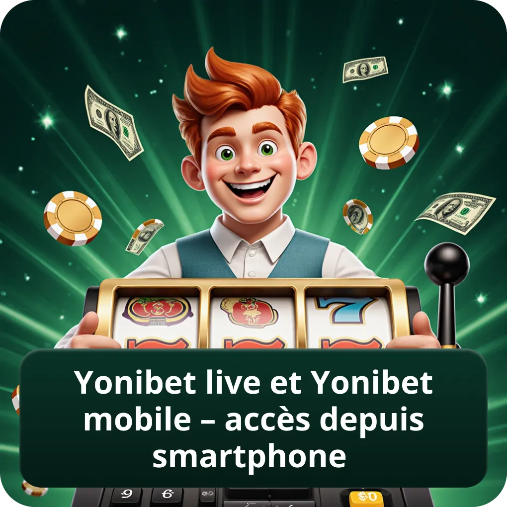 Yonibet Live et Yonibet Mobile – accès depuis smartphone